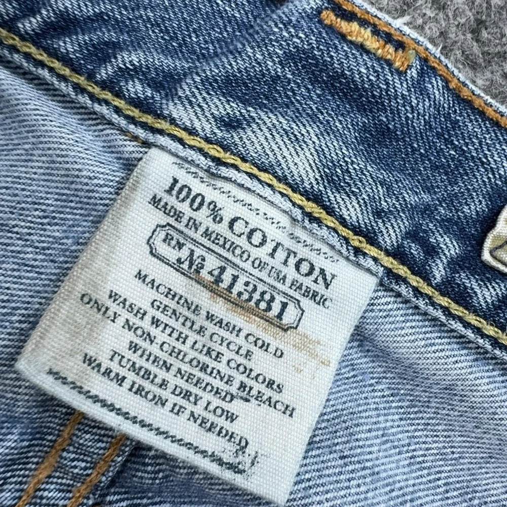 Polo Ralph Lauren Jeans Mens 36x30 Blue Light Wash Straight Leg Denim Pants